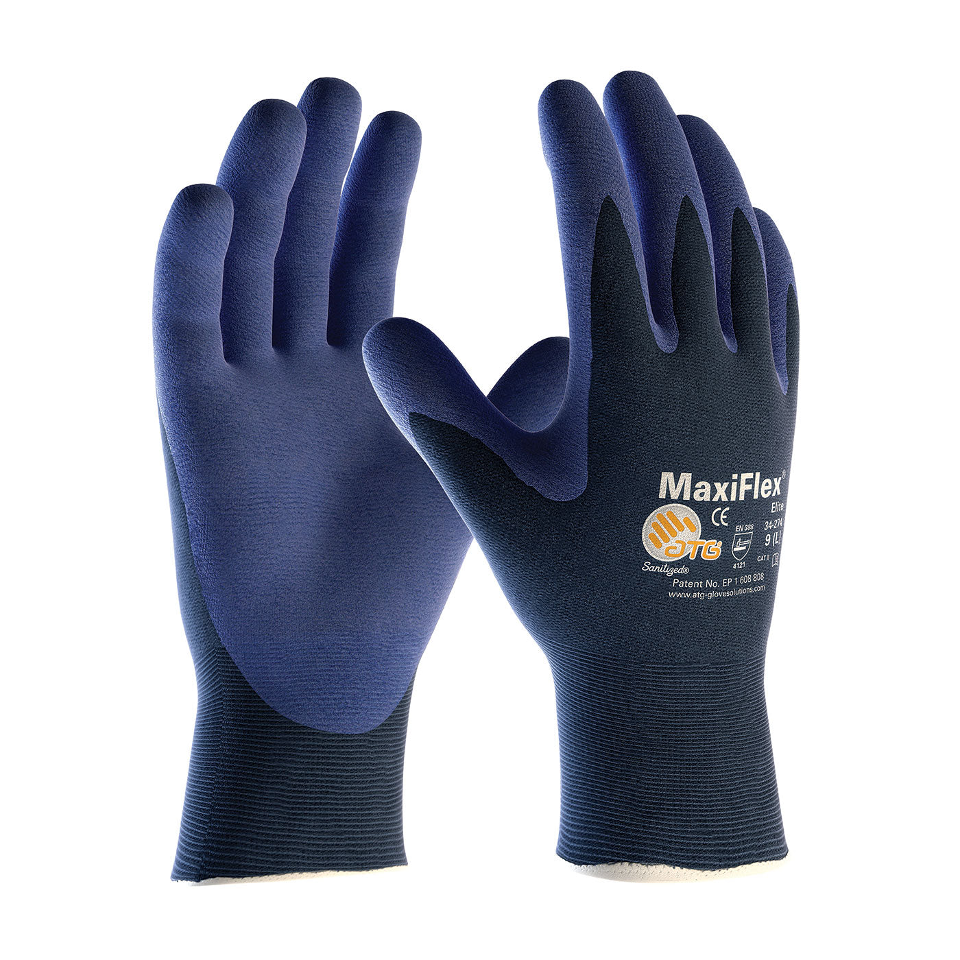 Maxiflex Elite Seamless Knit Gloves By Atg, Sold By Pair-GP34274XS