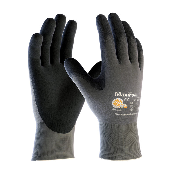 Maxifoam® Lite-Nylon Glove With Nitrile Coated Foam Grip, Sold By Pair-GP34900XS