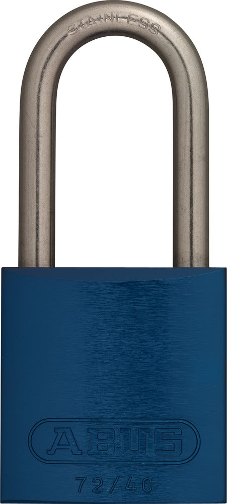 Lockout Safety Padlock Aluminium-40 mm-blue