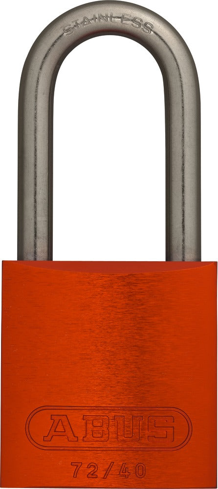 Lockout Safety Padlock Aluminium-40 mm-orange