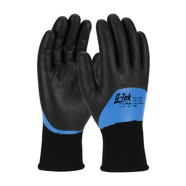 G-Tek® PolyKor® -PolyKor® Blend Glove with Acrylic Liner with Foam Grip-Full Hand