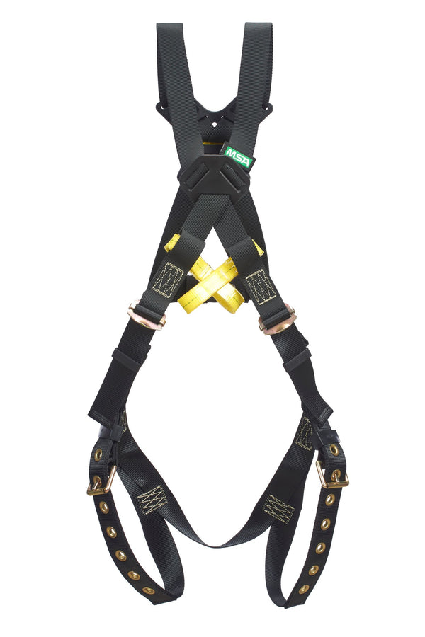 Workman Arc Flash Crossover Harness, WEB Loops with Tongue Buckle Leg Straps