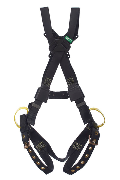 Workman Arc Flash Crossover Harness, WEB Loops with Tongue Buckle Leg Straps