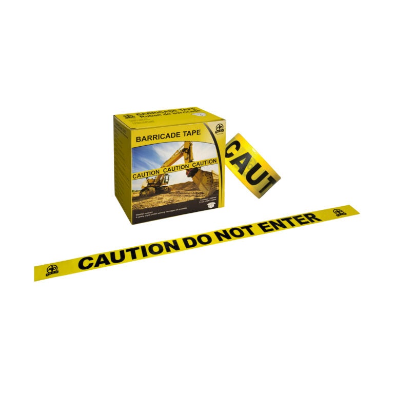 Barricade Tape Caution Do Not Enter Yellow 3 x 1000ft-57004YC