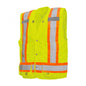 Deluxe Surveyor Vest, 4" Reflective Tape, 17 Pockets