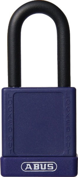 Lockout Safety Padlock Nylon Covered Aluminum 74/40