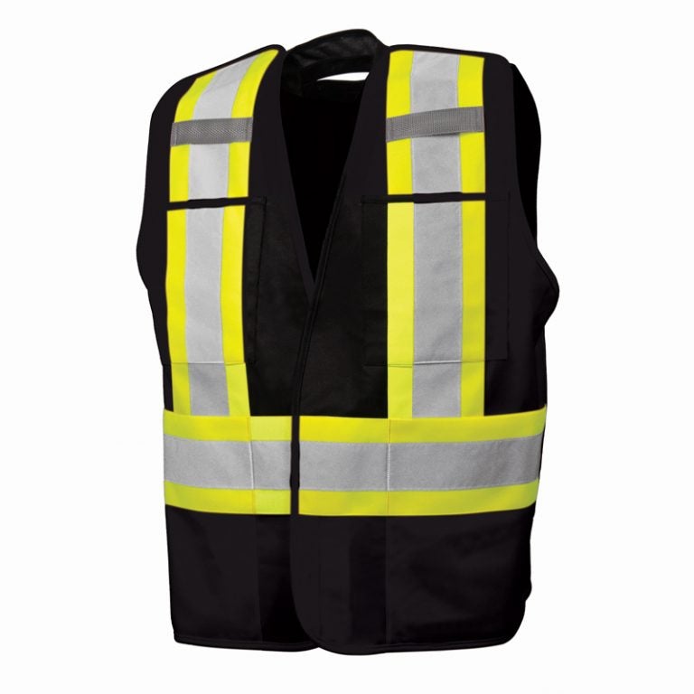 TV4 5 Pt. Tearaway Solid Traffic Vest