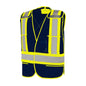 5 Pt. Tearaway Solid High Visibility Safety Vest
