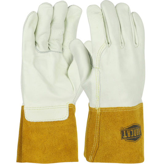 Ironcat Premium Top Grain Cowhide Leather MIG Welder's Glove with Kevlar