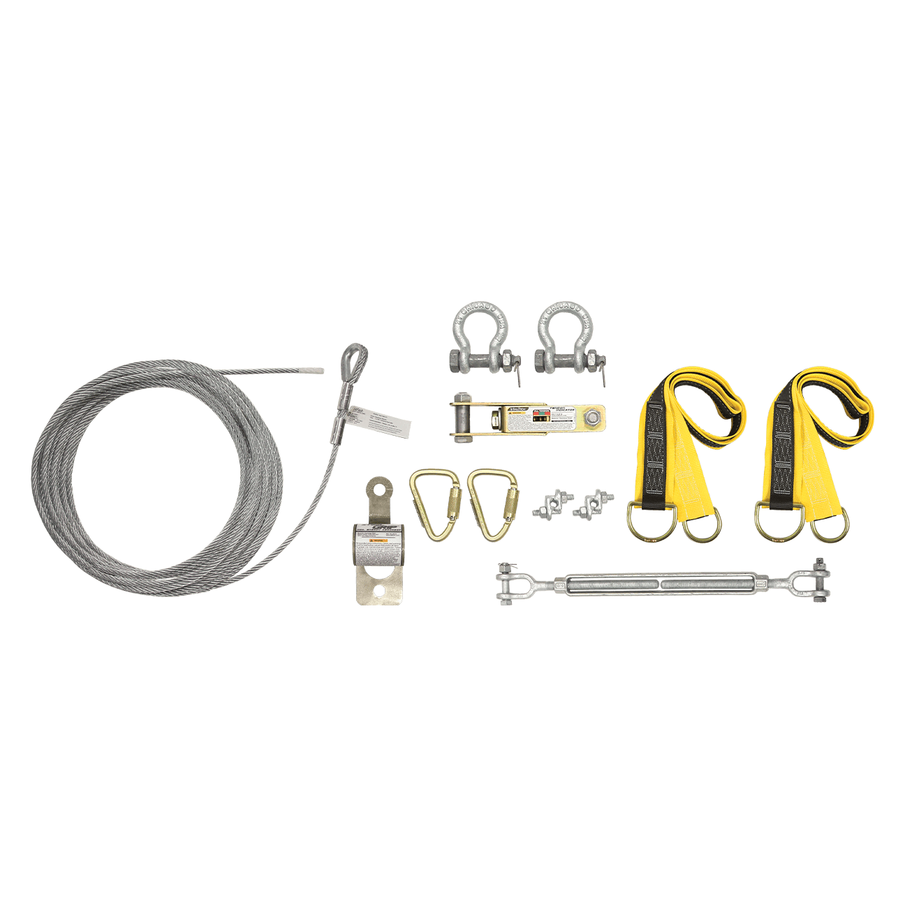 SteelGrip® Temporary Cable HLL System with Web Pass-through Anchors