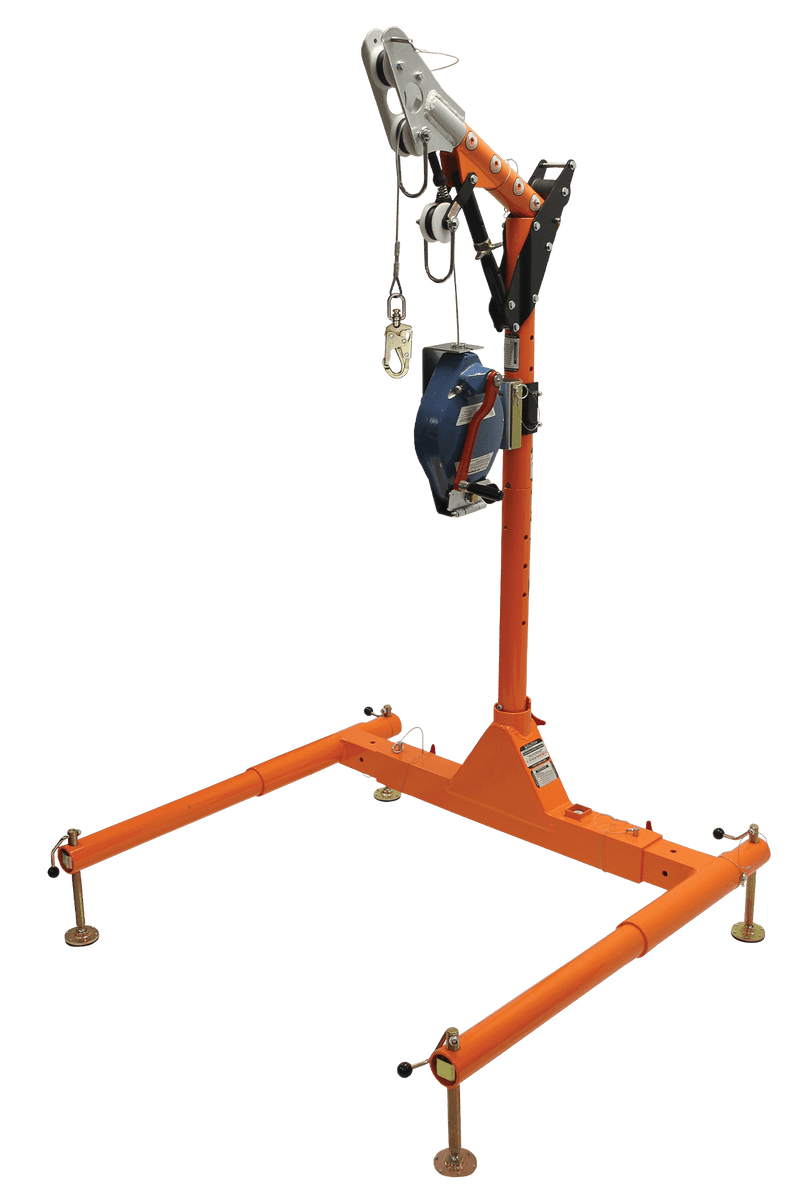 5 Piece Confined Space Davit System with 12" to 29" Offset Davit Arm