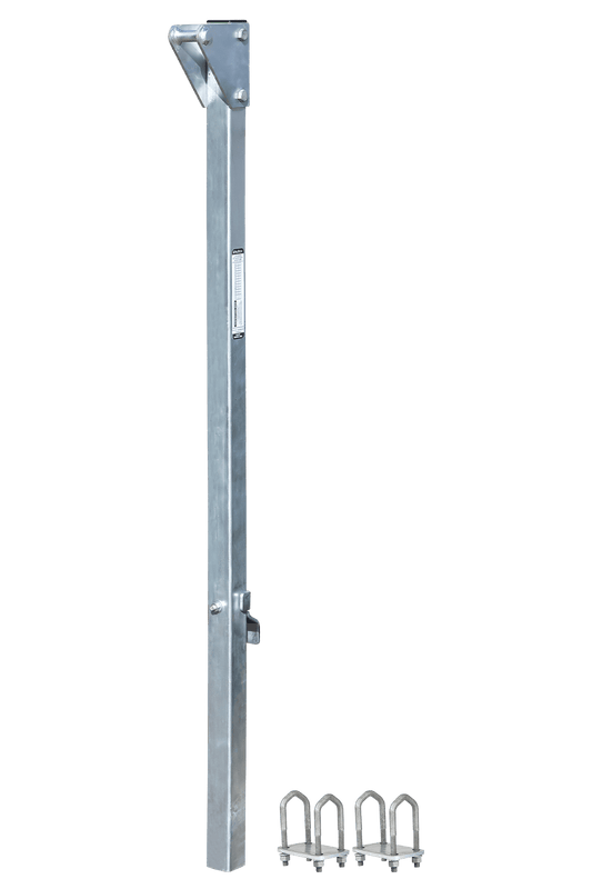 5' Bolt-on Ladder Stanchion Anchor with 5" Overhead Offset