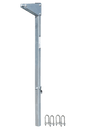 10' Bolt-on Ladder Stanchion Anchor with 12" Overhead Offset
