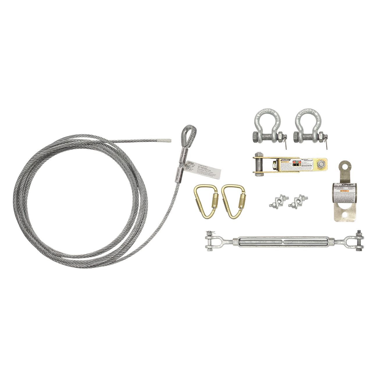 SteelGrip® Single-span Temporary Cable HLL Assembly without Anchors