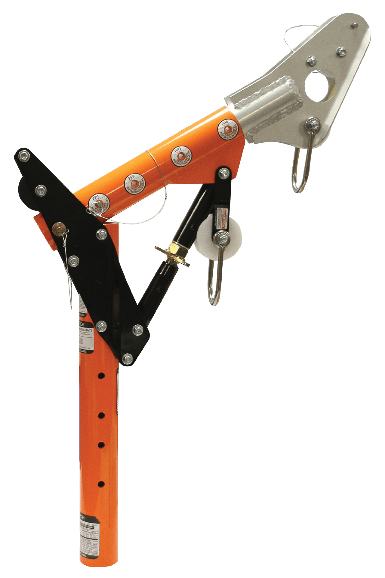 Offset Davit Arm, 12" to 29" with Device Receiver Bracket