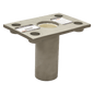 Flush-mount Plated Steel Bolt-on Fixed Davit Base