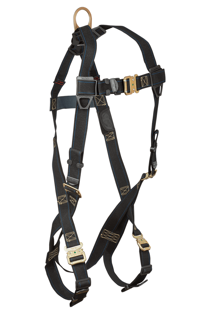 WeldTech® 1D Standard Non-belted Full Body Harness, Quick Connect Adjustment
