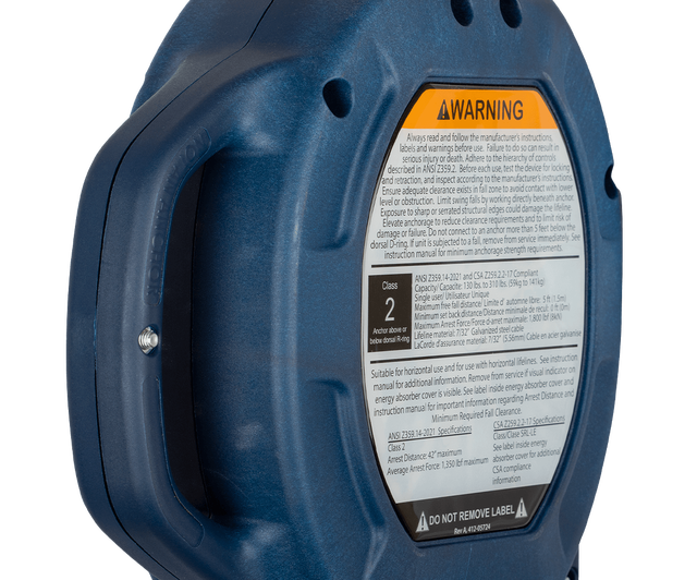 FT-R Leading Edge Self Retracting Lifeline (SRL) Retractable for Fall Protection