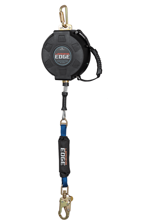 Contractor Leading Edge SRL with 50' Galvanized Steel Cable and Anchorage Carabiner - CSA