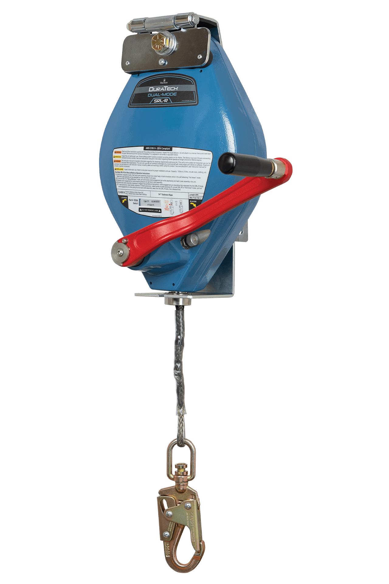 DuraTech 45ft 3-way SRL-R with Technora Rope for Davits