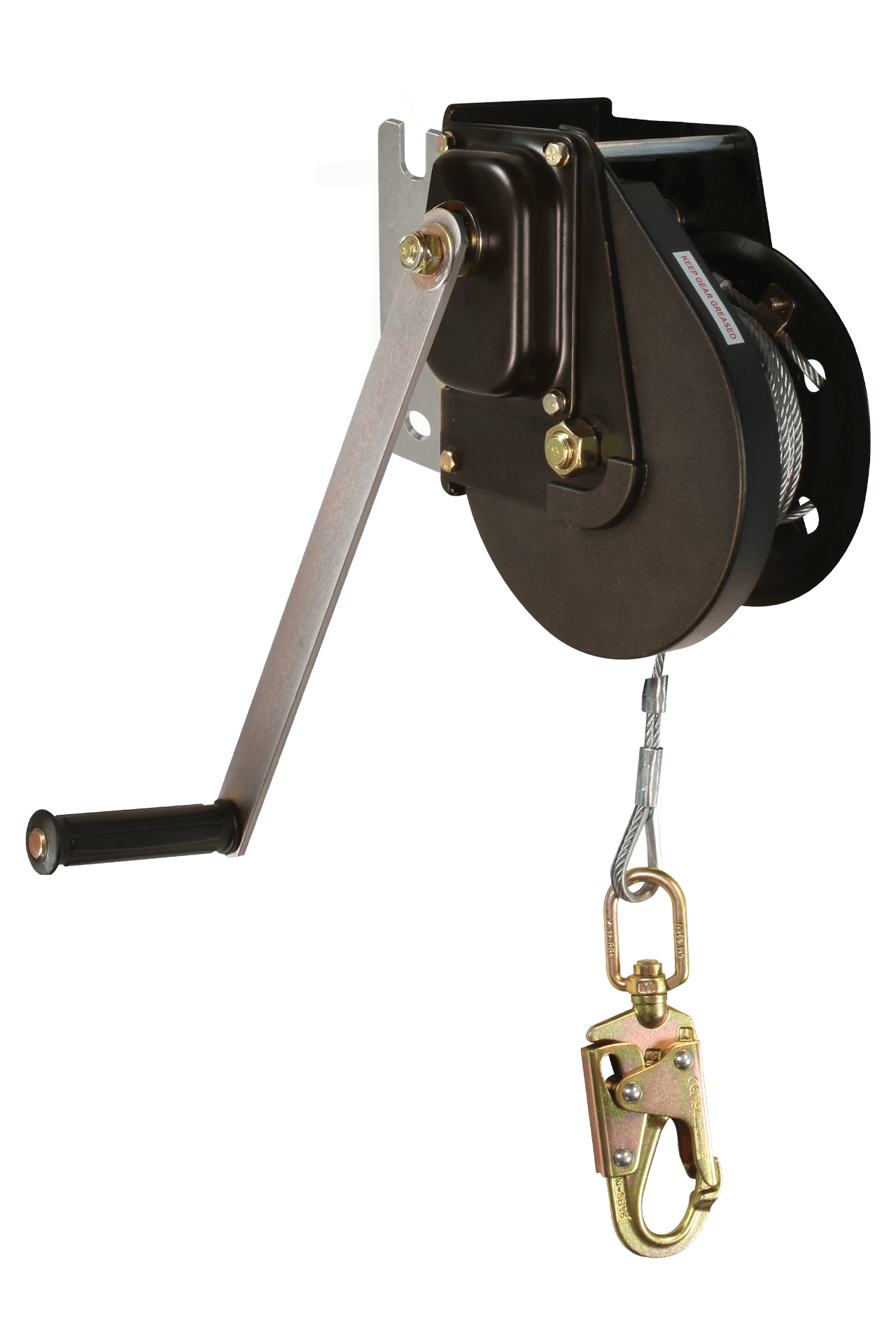 FallTech® Materials Winch for Tripods and Davits with Galvanized Steel Cable