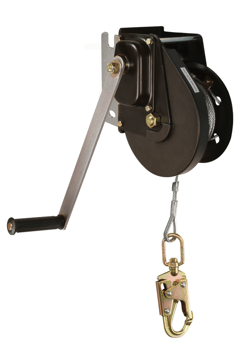 FallTech® Materials Winch for Tripods and Davits with Galvanized Steel Cable