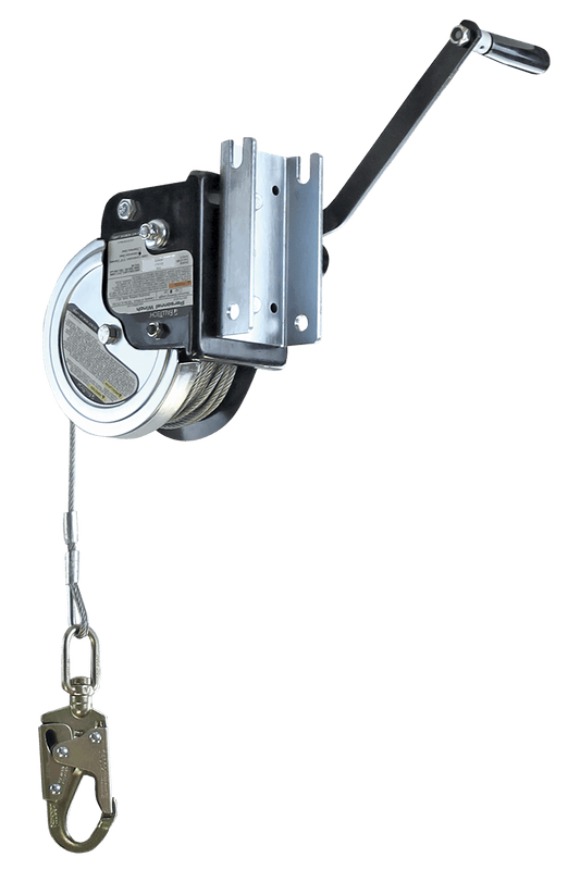 FallTech® Personnel Winch for Tripods and Davits with Galvanized Steel Cable