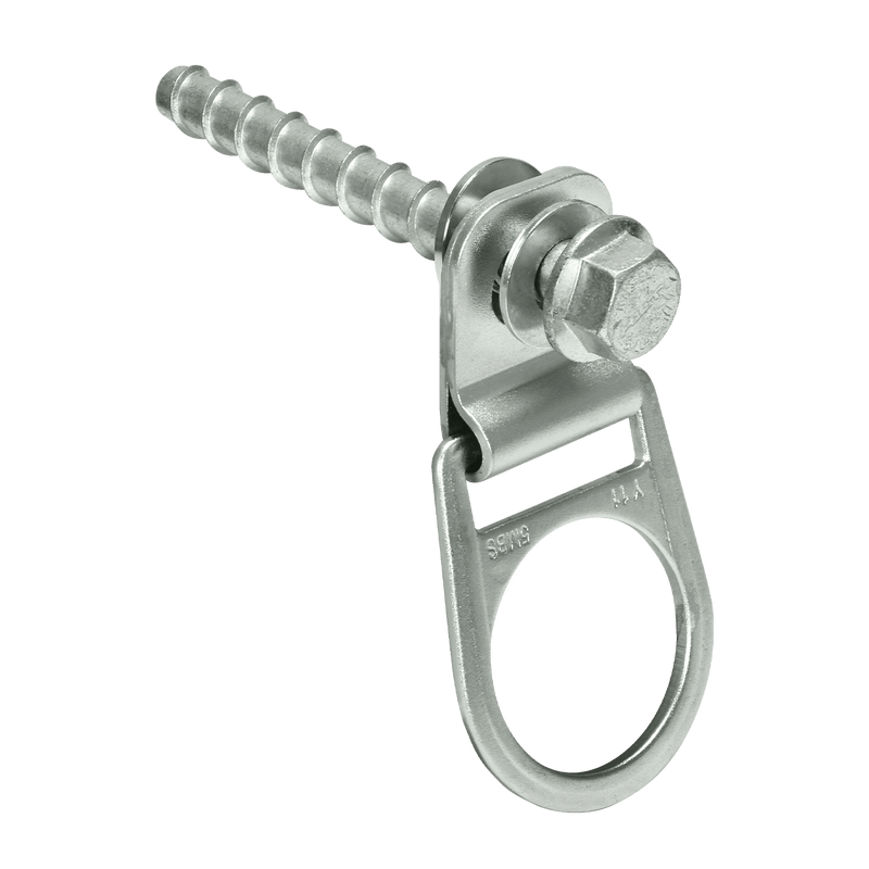 Rotating D-ring Anchor with Concrete Screw