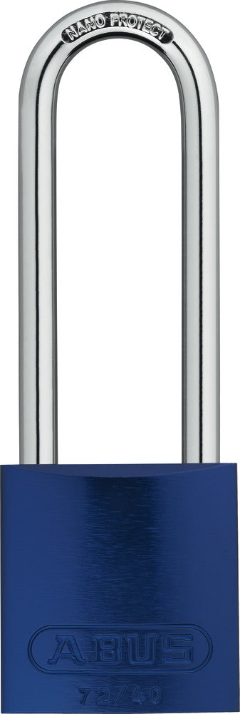 Lockout Safety Padlock Aluminium-75 mm-blue