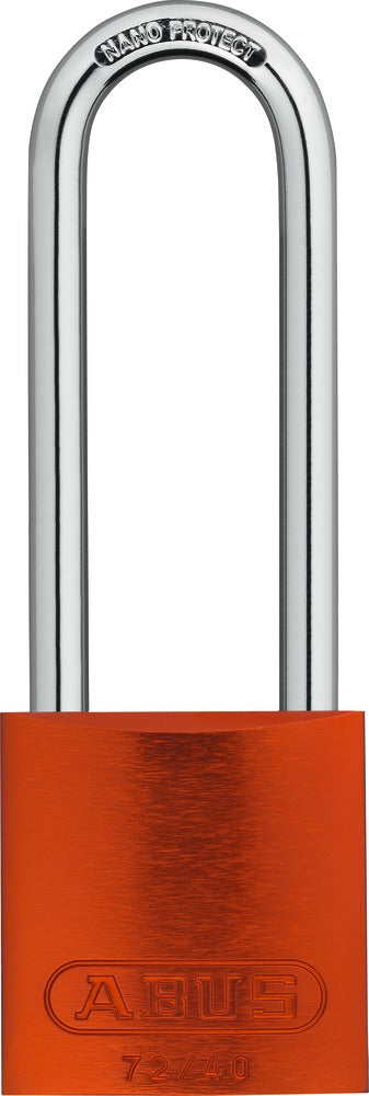 Lockout Safety Padlock Aluminium-75 mm-orange