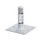Post Anchor with Threaded Hole for Concrete and Steel