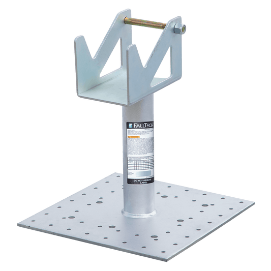 Post Anchor with Rotating SRL Cradle for Wood, Concrete and Steel