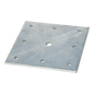 12" x 12" Post Anchor Plate for I-beam installation