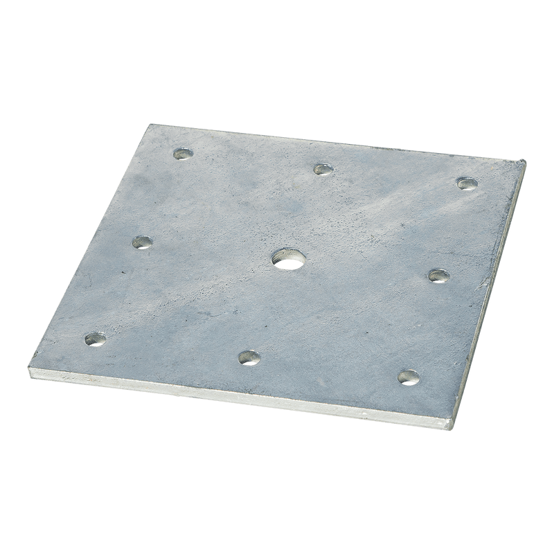 12" x 12" Post Anchor Plate for I-beam installation