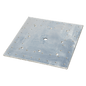 16" x 16"Post Anchor Plate for I-beam installation