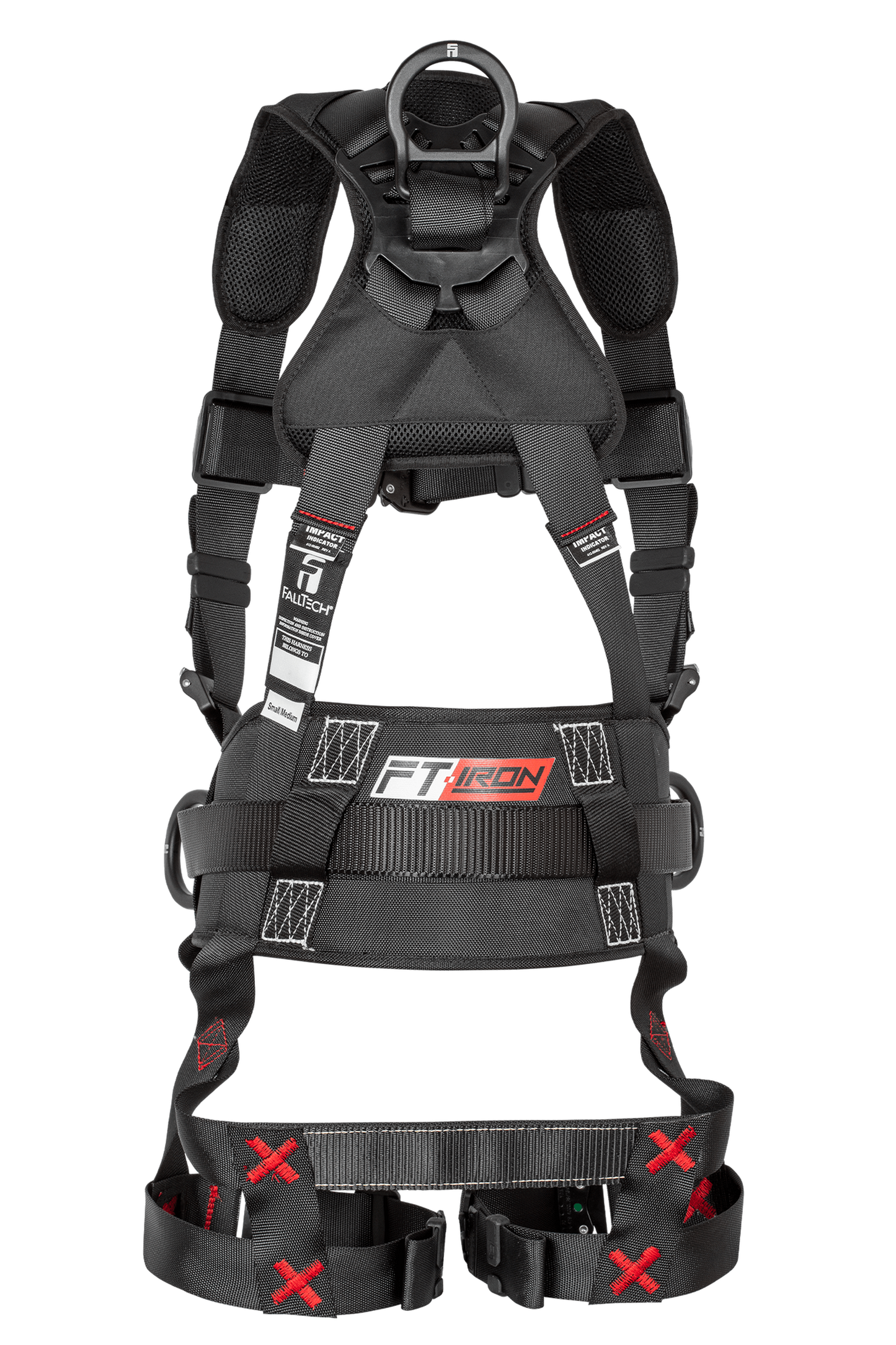 FT-Iron Fall Protection Safety Harness with Integrated Tool Belt, Quick Connect Leg Adjustment