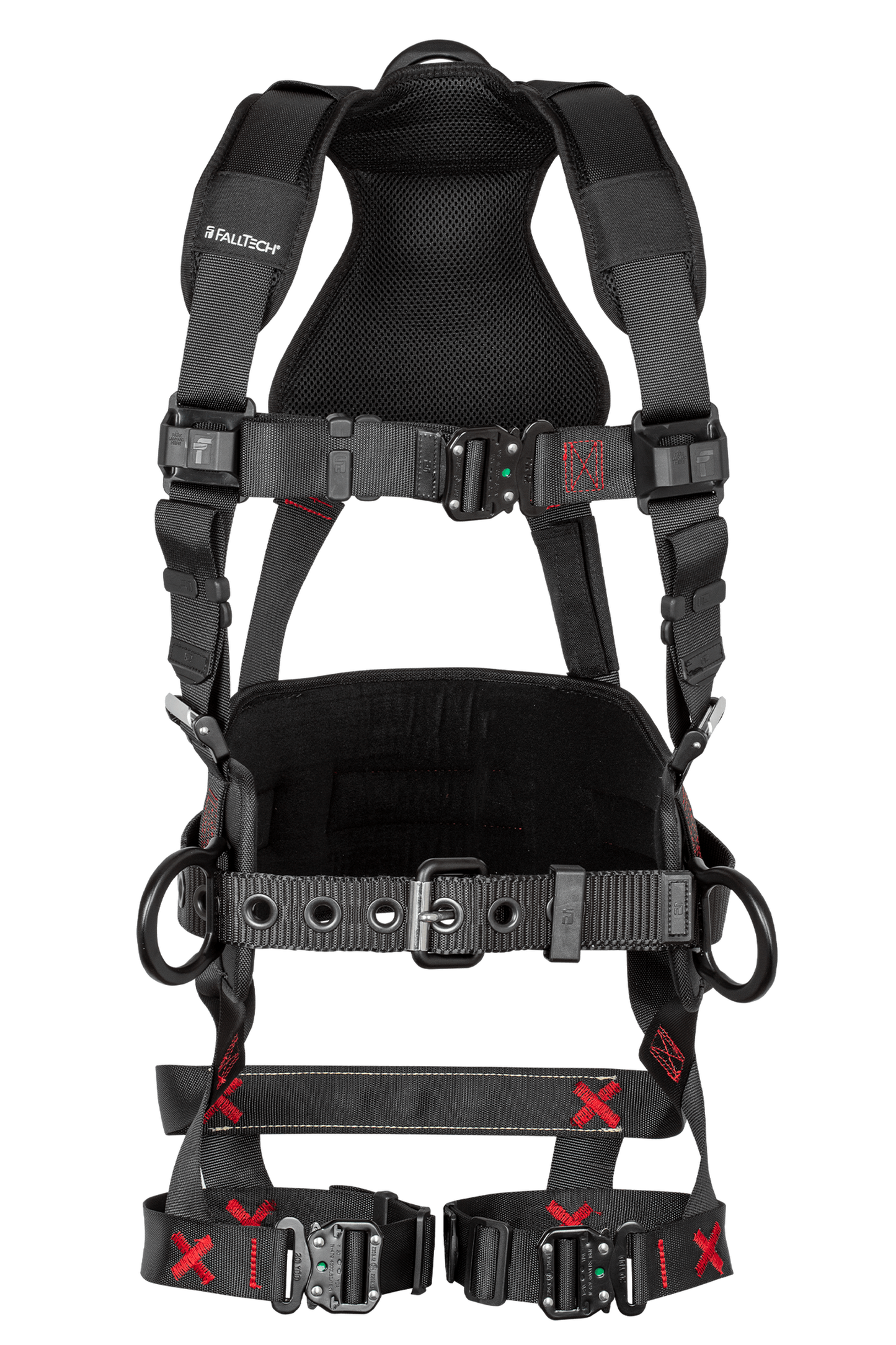 FT-Iron Fall Protection Safety Harness with Integrated Tool Belt, Quick Connect Leg Adjustment