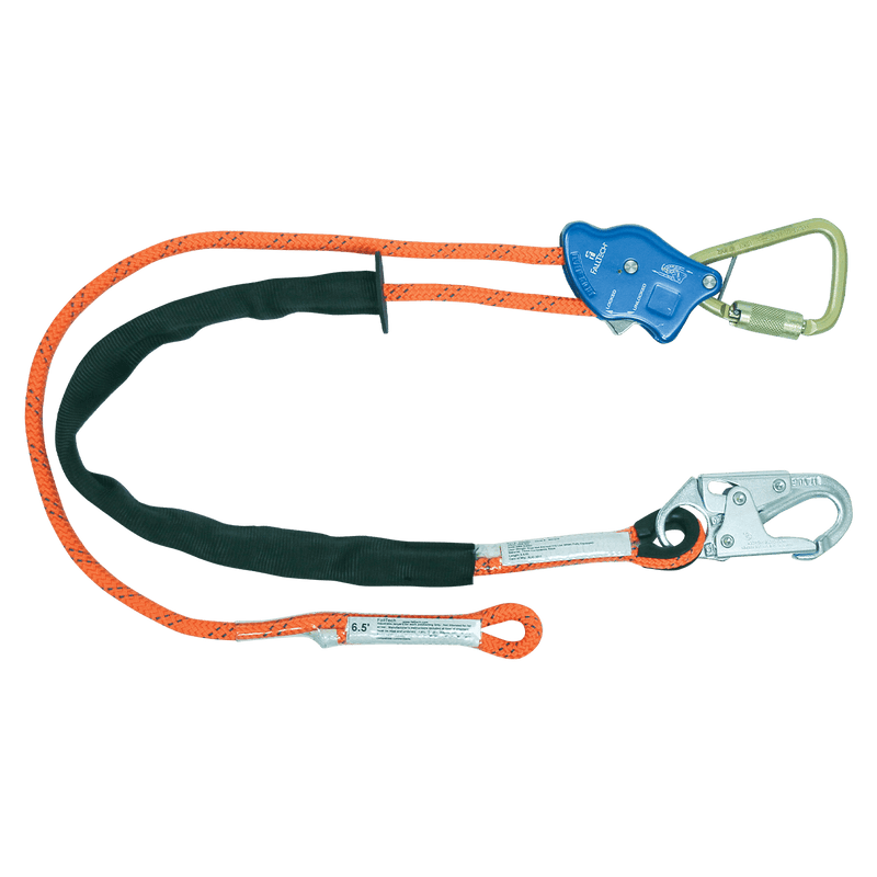 Tower Climber Rope Positioning Lanyard with Aluminum Adjuster