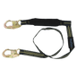 6' WeldTech® Kevlar® Energy Absorbing Lanyard, Single-leg with Steel Snap Hooks - CSA