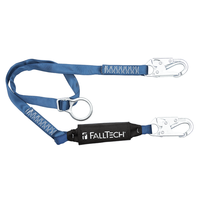 6ft ViewPack Tie-back Energy Absorbing Lanyard, Single-leg with Aluminum Connectors