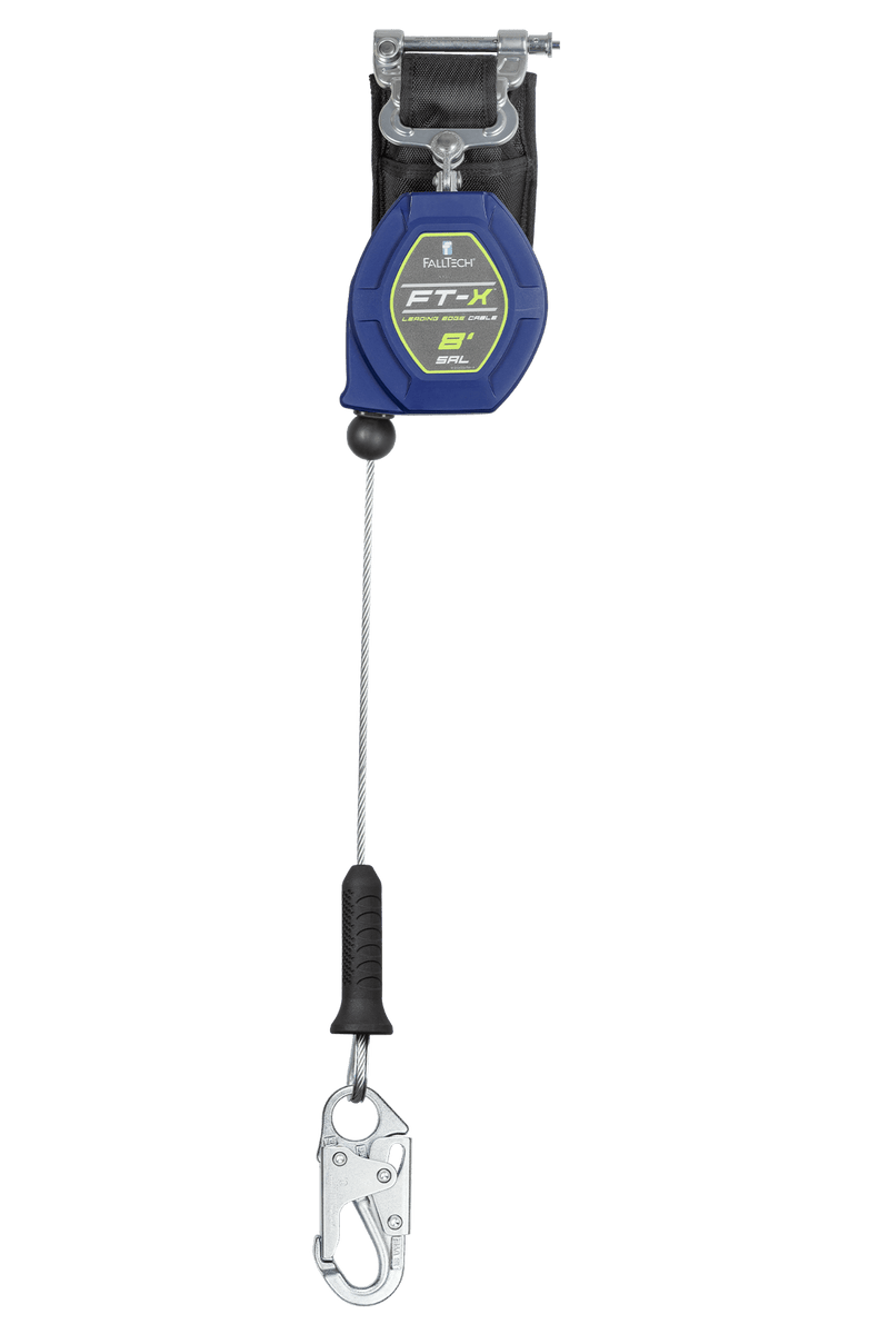 FT-X® Cable Leading Edge Personal SRL, Single-leg with Steel Snap Hook