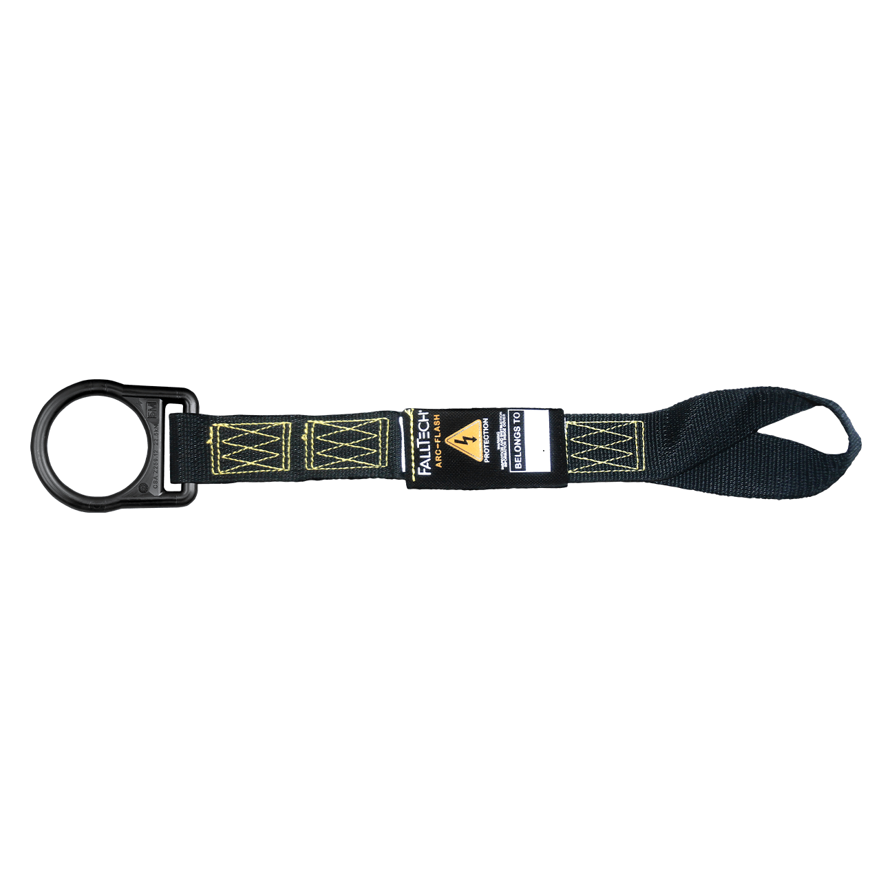 18" Arc Flash Dorsal D-ring Extender with Choke-loop and Overmolded D-ring