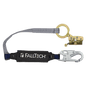 Hinged Trailing Fall Arrester with Anti-panic and 3' ViewPack® Energy Absorbing Lanyard - CSA