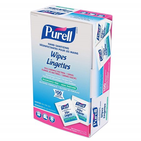 Purell Hand Sanitizing Wipes (100 box)