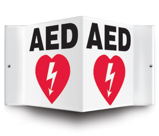 "AED (Projection Sign)" -Safety Sign