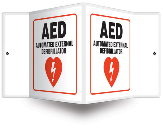 "AED (Projection Sign)" -Safety Sign