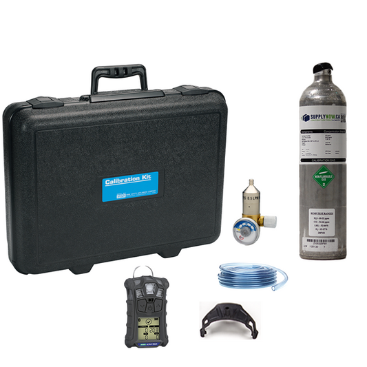 Altair 4xr Manual Calibration Kit with Calibration Gas 58L LEL, 02, CO, H2S and Monitor
