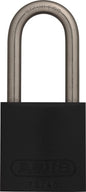 Lockout Safety Padlock Aluminium-40 mm-black
