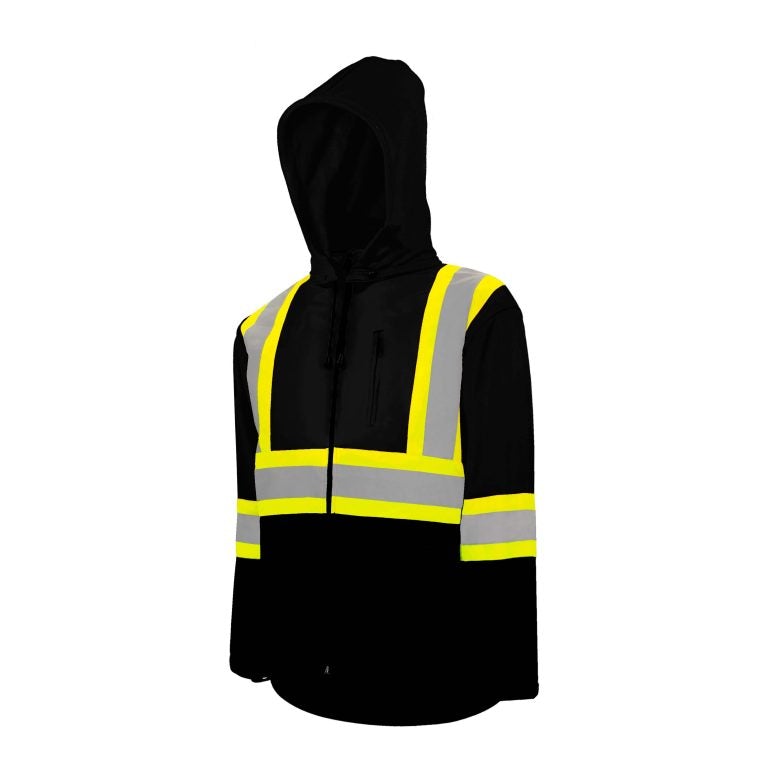 Soft Shell High Visibility Safety Jacket, 4" Reflective Tape