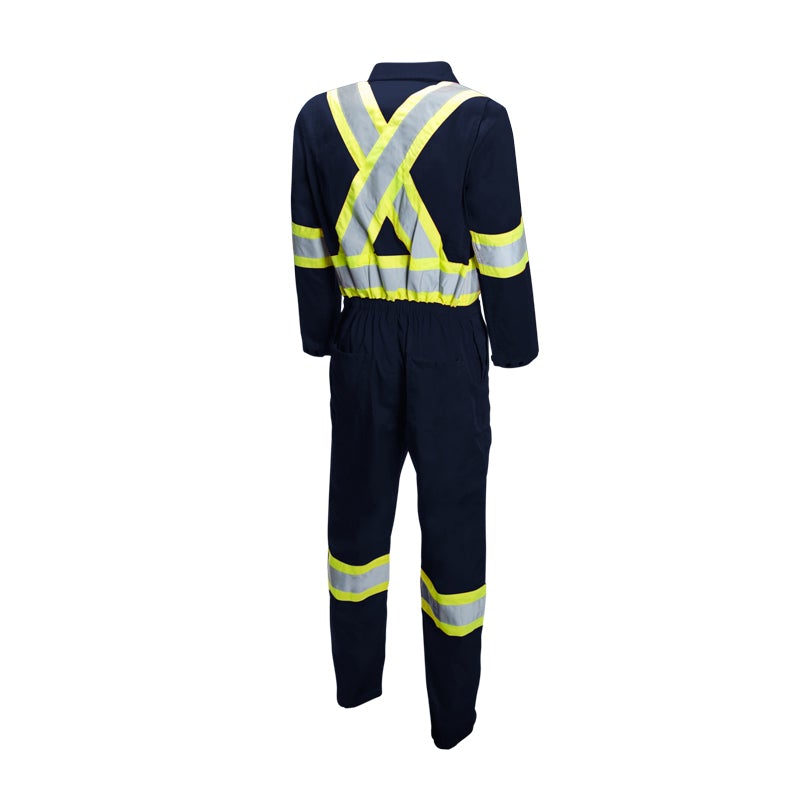 High Visibility Safety Polycotton Coveralls